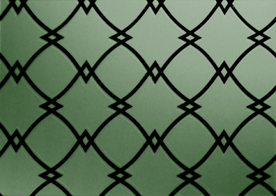 цветное зеркало с рисунком туркузан, цвет зеленый, фото